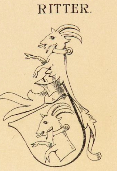 Ritter Coat of Arms / Family Crest 14
