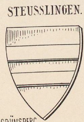Steusslingen Coat of Arms / Family Crest 1