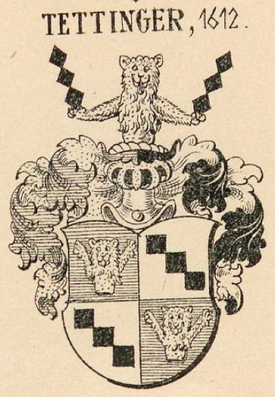 Tettinger Coat of Arms / Family Crest 1