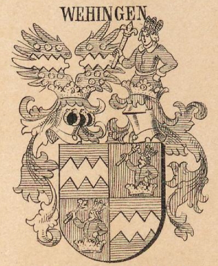 Wehingen Coat of Arms / Family Crest 1